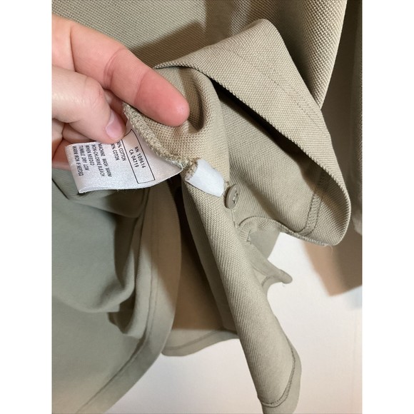 5.11 Tactical Men’s XL Khaki Long Sleeve Polo Shirt Uniform Performance - Picture 7 of 11